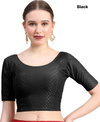 MB Dobby Cotton Lycra Stretchable Blouse Collection Wholesale In India